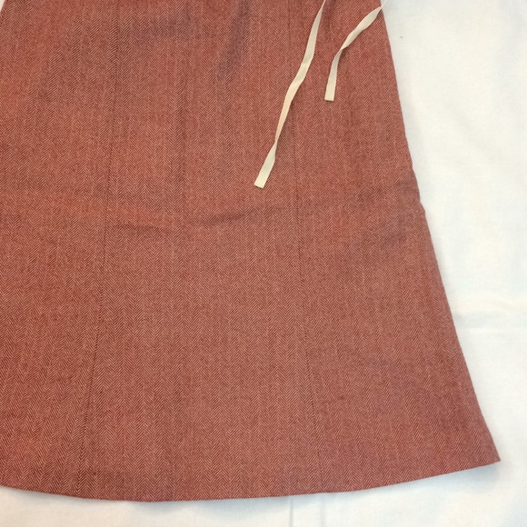 Last Chance! J. Crew red wool skirt - Picture 3 of 7